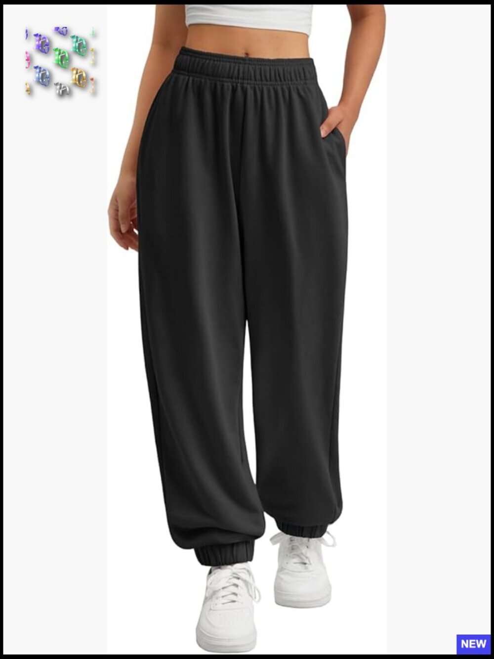 High Waisted Baggy Joggers Lounge Sweatpants with Pockets Y2K Workout